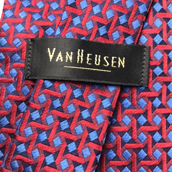 Van Heusen Tie Geo pattern - Picture 4 of 5